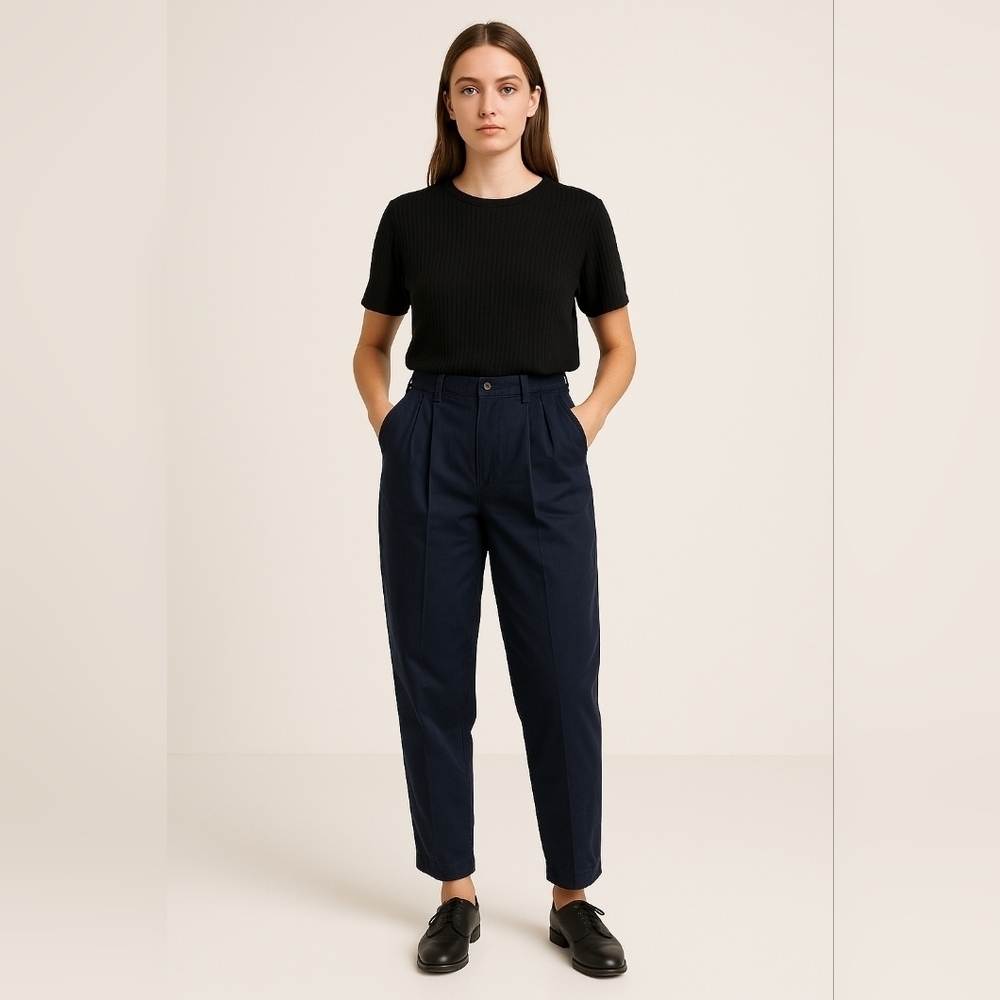 eddie bauer vtg 80s 90s pants 10p taper mom pants